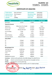 オリーブ葉エキスオリーブ葉エキス10% 20% 40% オレウロペインパウダー - Product Image 3