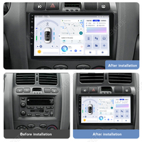 Radio para Auto MEKEDE con Android para Hyundai Santa Fe 2000-2012, JAC S1 2007-2013, Pantalla Táctil QLED, Navegación GPS, Funcionalidades OEM