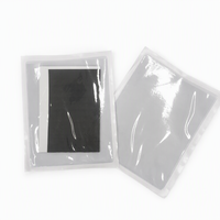 Pochettes autocollantes souples transparentes personnalisées en PVC, porte-étiquettes, porte-cartes adhésifs avec plusieurs tailles A5, A6, etc.