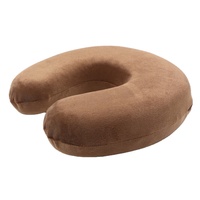 Oreiller de voyage en mousse à mémoire de forme, Kit de voyage avec housse en velours Ultra, tissu magnétique en forme de U, oreiller pour avion, nouveauté 100%
