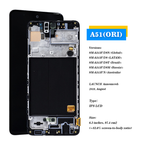 Easit-repuesto de teléfono inteligente Oem, Pantalla Lcd A51 para <span class=keywords><strong>Samsung</strong></span> <span class=keywords><strong>Galaxy</strong></span> A31 A51 <span class=keywords><strong>A71</strong></span> - Product Image 2