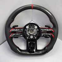Volant en cuir personnalisé pour Mercedes Benz C257 W205 W206 W223 W222 W214 Cls Gle Glc 43 E63 E53 C63 AMG, accessoires de voiture