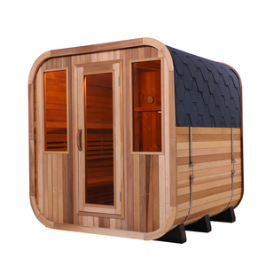 4 <span class=keywords><strong>uomini</strong></span> rispettosi dell'ambiente barilotto di cedro rosso <span class=keywords><strong>sauna</strong></span> tradizionale all'aperto quadrato <span class=keywords><strong>sauna</strong></span> per 6 persone - Product Image 2