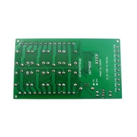 DC 12V 24V 8ch Optically Isolated IN USB COM Relay Module UART RS232 Serial Port Switch Board Digital collector PLC