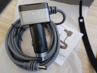 Nuevo Cable de Alimentación Starlink Mini 12V-24V 18AWG con Pantalla Digital, Carga Rápida USB-C PD QC3.0, Cable de Cigarrillos Metálico DC