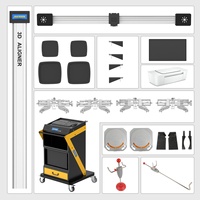 AUTOOL Xc508 Aligner Device Tester 3D 4 Post Car Lift Máquina de sistema de alineación de cuatro ruedas computarizada completamente automática