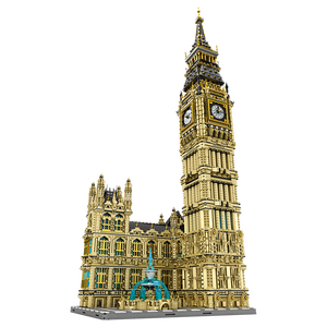 Reobrix 55012, la Torre del Reloj, Modelo Arquitectónico Gigante de 13825 Piezas con 4 Relojes Automáticos en Movimiento y Detalles Pintados con Spray Especial - Product Image 2