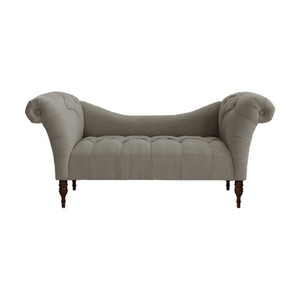 Banc en tissu capitonné pliable à prix modéré, long pouf de rangement pour salon, chambre à coucher et appartement - Product Image 3