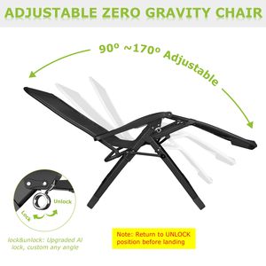 Silla Reclinable para Exteriores con Cojín Extraíble, Reposacabezas, Portavasos y Reposapiés, Silla de Gravedad Cero, Precios al por Mayor - Product Image 5