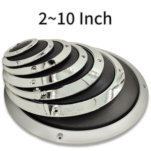 Grille de haut-parleur de voiture de 3 pouces utilisée pour 2 "3" 4 "5" 6.5 "8" 10 "Cercle décoratif en maille métallique en acier laminé à froid - Product Image 6