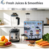 Mixeur Plongeant Électrique 2,5 L, 5000 W Haute Puissance, Broyeur à Glace, Mixeur à Jus, Vente en Gros pour Usage Domestique et Commercial, Prise en Charge OEM