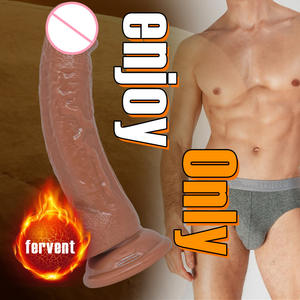 Elektrischer Simulationspenis mit Vibration und Schwingung, Weiblicher Masturbator, Wiederaufladbar, aus PVC-Weichgummi, Erwachsenen-Sexspielzeug - Product Image 2