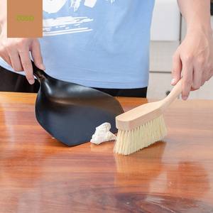 Set Paletta e Scopa in Plastica Ecologica, Mini Spazzola per Pulizia, Set Paletta Rosa a Forma di Gallina e Scopa in Legno + PP - Product Image 4