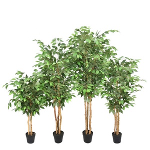 Nhà Máy Bán Giá Rẻ Cây Giả Nhà Máy Ficus Bonsai Nhân Tạo <span class=keywords><strong>Banyan</strong></span> Cây Bonsai Hoa - Product Image 2