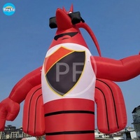 Carnaval Festival Parade Publicité Gonflable Crevettes/Homard/Écrevisse Grand Océan Animal Modèle pour Restaurant En Plein Air