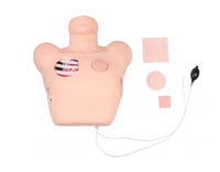Simulateur de thoracocentèse grandeur nature avancé en PVC – Mannequin d'entraînement à la ponction de pneumothorax