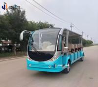 Voiture électrique de tourisme en gros pour adultes, 72V, 8/18 places, navette de transport panoramique