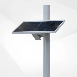Solar 4G Tarjeta Sim CCTV Sistema de suministro de panel solar especializado 80W 40AH Panel solar con batería incorporada
