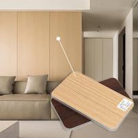 Nouvelles Planches Murales en Bambou Brillant Design Moderne Imperméables pour Escalier, Chambre, Villa, Salle de Sport, Bureau