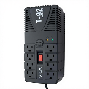 <span class=keywords><strong>VICA</strong></span> T-02 Elektronischer Spannungsregler 1200 VA/700W 8 Geregulierte Ausgänge Überspannungsschutz RJ11/RJ45 Anschlüsse Einstellbar Hergestellt in China - Product Image 1