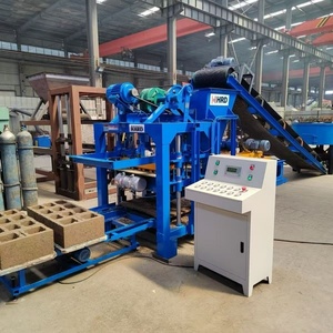 Machine à fabriquer des briques en ciment QTJ 4-28 & opportunité commerciale & machine à fabriquer des blocs & machine à fabriquer des briques automatique et semi-automatique - Product Image 1