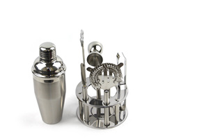 Workpro — kit de mélangeur de cocktails, outil de mixeur pour barmen, triton, <span class=keywords><strong>shaker</strong></span> en acier inoxydable - Product Image 6