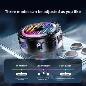 Refroidisseur de téléphone magnétique à semi-conducteurs double cœur réglable CA, clip dorsal de refroidissement, jeux, e-sport, diffusion en direct, <span class=keywords><strong>tablette</strong></span> PC, supports - Product Image 3