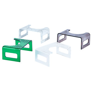 Huayun Acrylic Bathroom <b>Stool</b> 35x25x18cm Green Non Slip Toilet Step For Shower And <b>Vanity</b> Use - Product Image 4