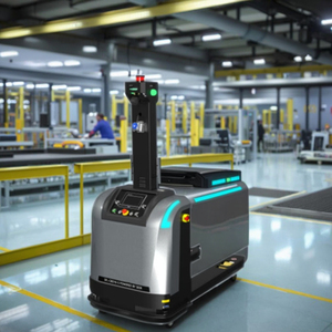 รถยก AGV แบบเคลื่อนที่อัตโนมัติ 1.5 ตัน ขายดีจากโรงงานจีน ใช้ระบบเลเซอร์สลัม ทำงานได้ 6-8 ชั่วโมง ความแม่นยำ 10 มม. - Product Image 1