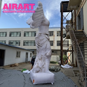 Exposition d'art : Statue gonflable de la Victoire à ailes / Sculpture géante gonflable <span class=keywords><strong>Nike</strong></span> - Product Image 4