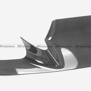 Couverture de séparateur avant en carbone sec de style OEM premium pour Ferrari F8 Tributo Spider 2019+ – Amélioration de l'habillage aérodynamique du pare-chocs avant - Product Image 5