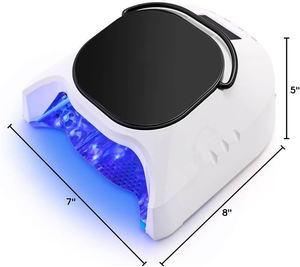 Lámpara de Uñas LED UV Inalámbrica Recargable de Plástico al por Mayor con 52 LEDs, Secado Rápido, 12 Horas de Duración de Batería y Logotipo Iluminado - Product Image 4