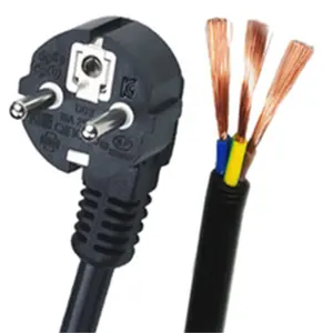 Korea Power Cord 3 Wire 16 Amp CEE 7/4, Type F Plug,KSC8305 Standard