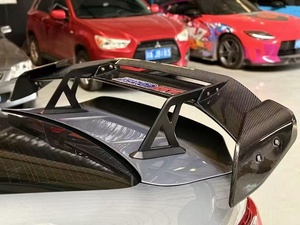 Pour BMW pour General Motors ZS AD Style fibre de carbone sèche aileron arrière aile haute cou de cygne aileron pour G82 G83 M4 nouvel état - Product Image 2