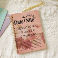 Journal de prière, carnet personnalisé fantaisie, couverture rigide, reliure spirale, lignes, journal chrétien bénit, journal de prière et de la Bible