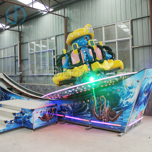 Manège mobile Octopus pour 8 personnes, équipement de fête <span class=keywords><strong>foraine</strong></span> rotatif, machine de jeu de carnaval extérieur - Product Image 3