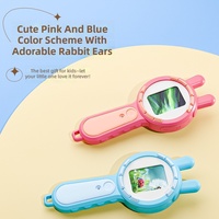 200X Kids Digital Microscope 1080P HD Screen Cute Handheld Electronic Magnifier Portable STEM Educational Toy Gift for Children