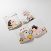 Impression personnalisée de livrets pour enfants avec reliure parfaite, impression offset et numérique sur papier couché et cartonné, boîte incluse