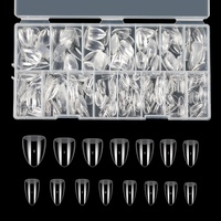 BQAN Soft Gel Tips 510Pcs Box Nail Extension French Tip Press On Nails Nail tips For Manicure
