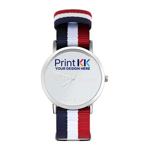 Reloj Deportivo con Imagen Personalizada, Correa de Nailon Tejida, Esfera Redonda, Diseño sin Escala - Product Image 3