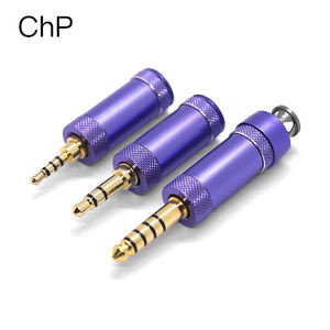Adaptador de Áudio CHP Plug Estéreo em Ângulo Reto Conversor de Fone de Ouvido Saída AC Novo com Proteção contra Curto-Circuito - Product Image 1