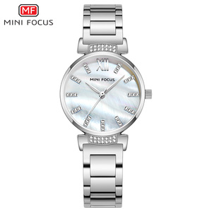 Relojes de Mujer Mini Focus de Alta Calidad, Relojes de Pulsera de Acero Inoxidable de Lujo para Dama, Relojes de Diamantes para Chicas, Reloj Impermeable - Product Image 3