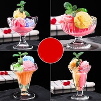 Bols en verre d'été créatifs pour le thé au lait, boissons froides, jus, autres boissons