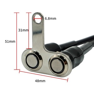 Aluminum Alloy Motorcycle Handlebar Dual Button Switch, <strong>Engine</strong> Kill, Horn &amp; LED Spotlight Control Modification Bracket - Product Image 5