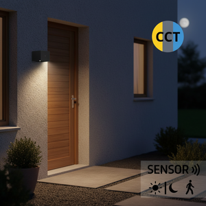 Lampada da parete ricaricabile nera con sensore crepuscolare e di movimento (F-Bright 2071005-N) - Product Image 3