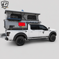 Huntoo – Camping-car économique pour camionnette, camping-car pour benne de pick-up, camping-car escamotable pour pick-up, idéal pour l'extérieur