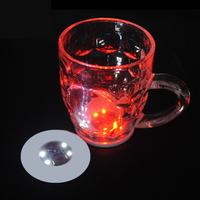Sous-verre lumineux LED en acrylique pour fête, décoration de vase, bouteille, verre à bière, avec logo personnalisé, OEM, en gros, pour boissons
