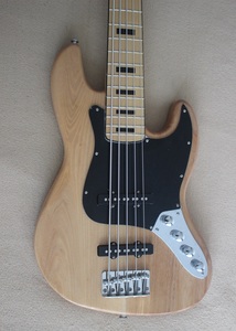 Weifang Rebon-guitarra eléctrica de <span class=keywords><strong>bajo</strong></span>, <span class=keywords><strong>5</strong></span> <span class=keywords><strong>cuerdas</strong></span>, ashwood JB, con color madera - Product Image 4