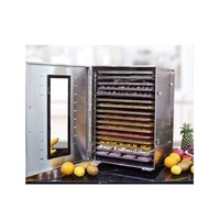 Machine de séchage automatique à air pour boîtes, billes de myrtille, biscuits amers, feuilles de banane et chips, 48 plateaux