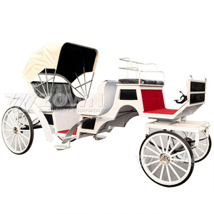 Carruaje de caballos real de lujo al aire libre al mejor precio, vehículo de tráfico para turismo turístico, carro de caballos eléctrico a la venta - Product Image 1